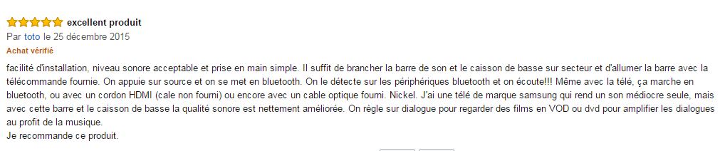 commentaire samsung